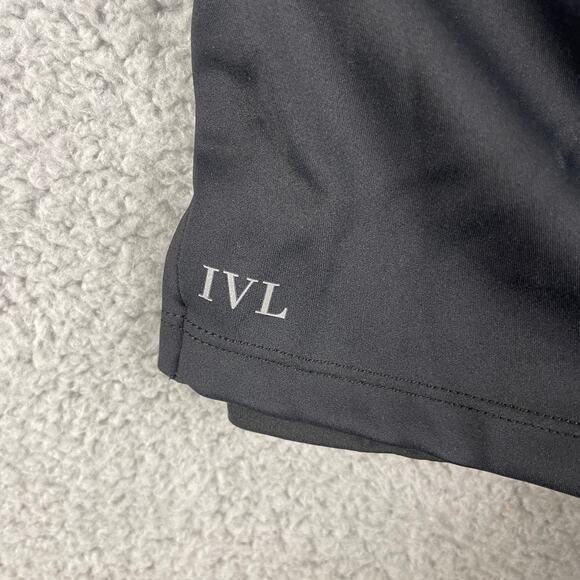 IVL Collective Women's 2 Jet Black Nylon Spandex High Rise Tennis Skort - Picture 10 of 12